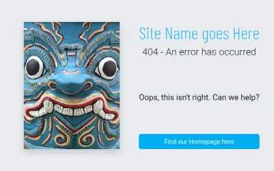 error schema for webpage