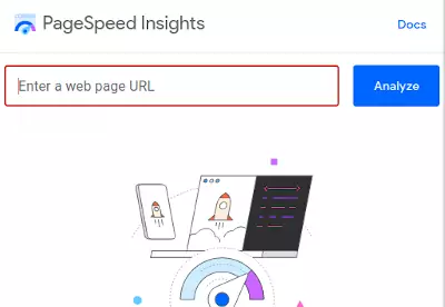 Enter URL into Pagespeed Insights